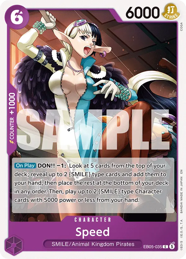 Speed, Extra Booster: One Piece Heroines Edition Vol. 2 EB05-035