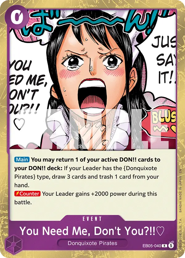 You Need Me, Don't You?!!, Extra Booster: One Piece Heroines Edition Vol. 2 EB05-040