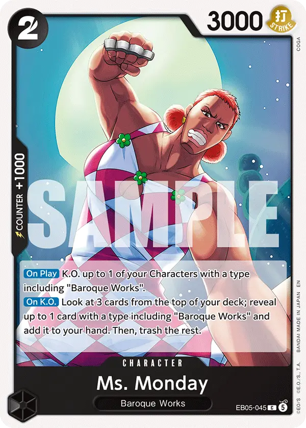 Ms. Monday, Extra Booster: One Piece Heroines Edition Vol. 2 EB05-045