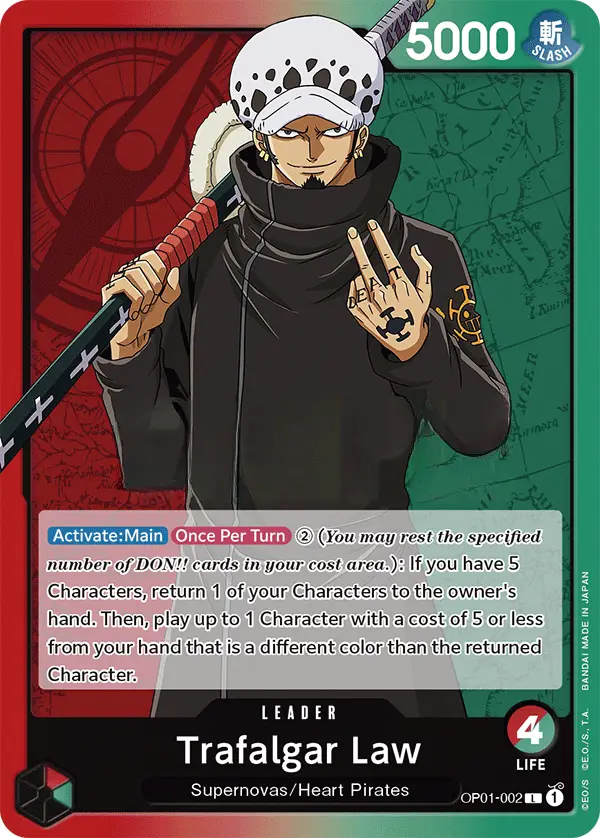 Trafalgar Law, Romance Dawn OP01-002