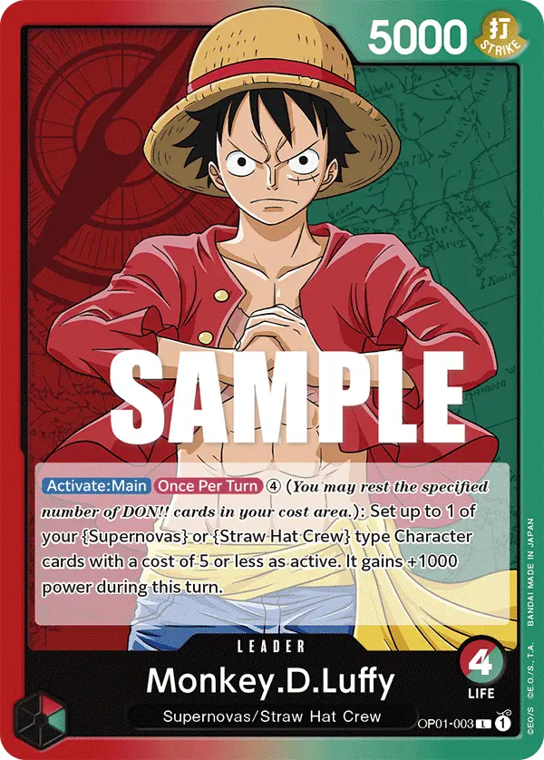 Monkey.D.Luffy, Romance Dawn OP01-003
