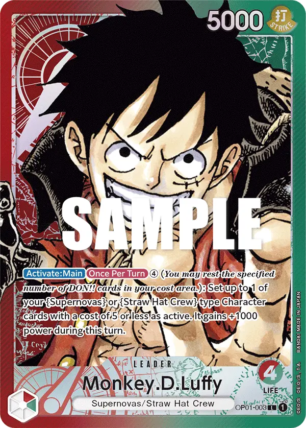 Monkey.D.Luffy (Alt Art), Romance Dawn OP01-003