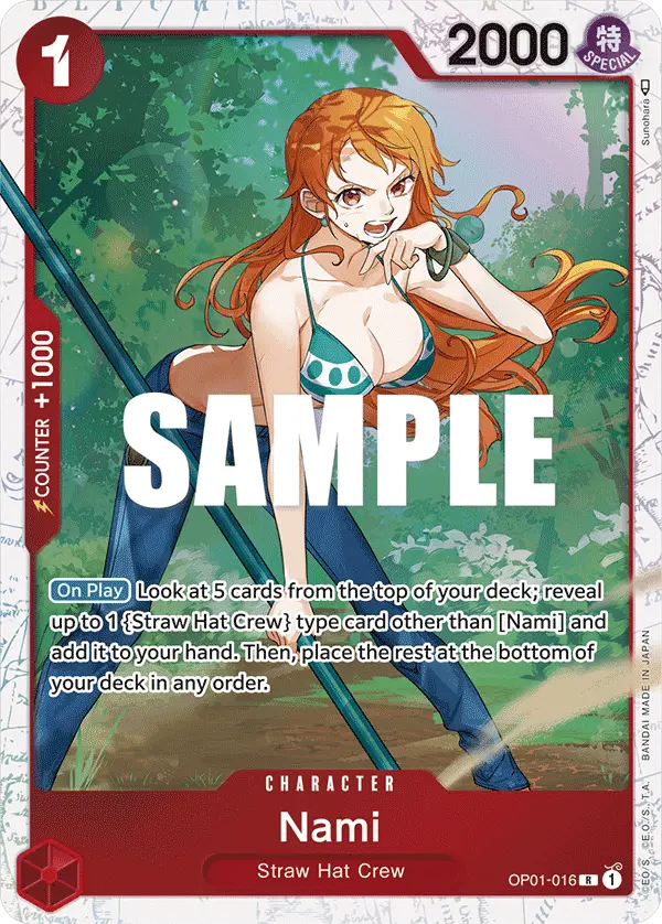 Nami (Ultra Deck: The Three Captains), One Piece Promotion Cards OP01-016