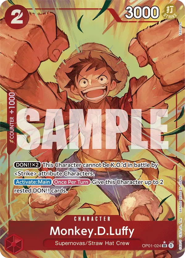 Monkey.D.Luffy (Alt Art), Premium Booster -The Best- OP01-024