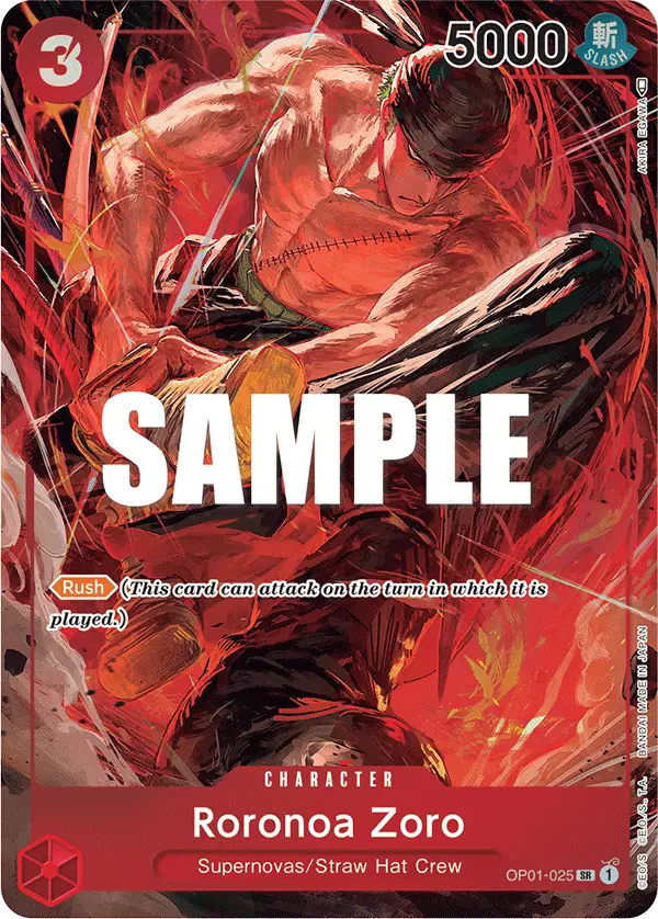Roronoa Zoro (Alt Art), Romance Dawn OP01-025