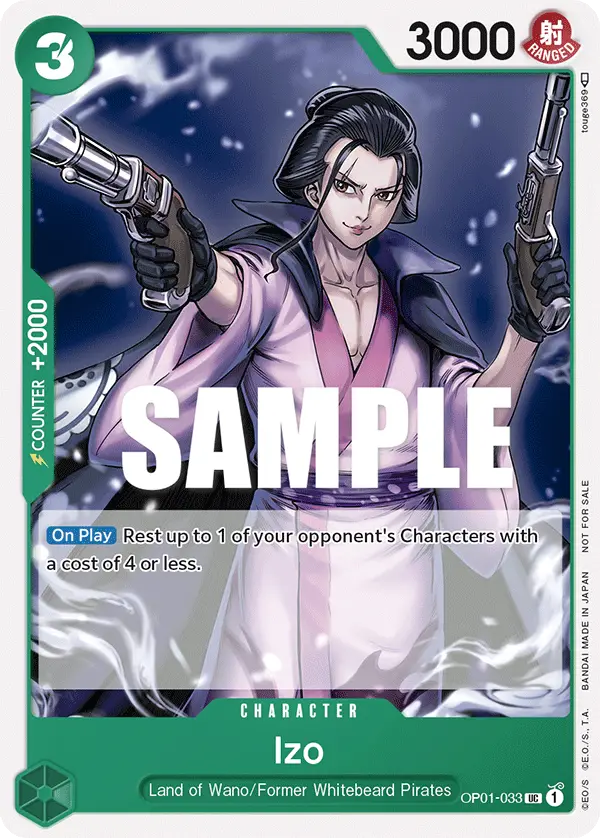 Izo (Tournament Pack Vol. 2), One Piece Promotion Cards OP01-033