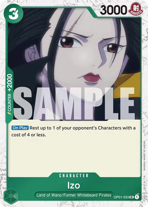 Izo (Jolly Roger Foil), Premium Booster -The Best- OP01-033