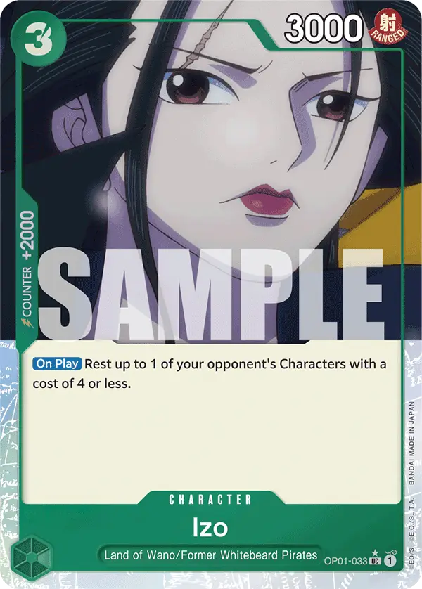 Izo (Full Art), Premium Booster -The Best- OP01-033
