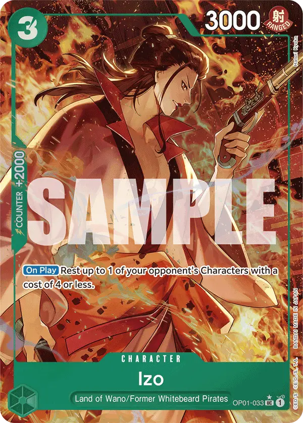 Izo (Alt Art), Premium Booster -The Best- OP01-033