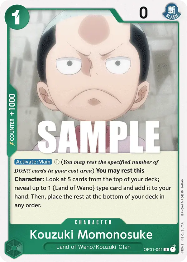 Kouzuki Momonosuke, Romance Dawn OP01-041