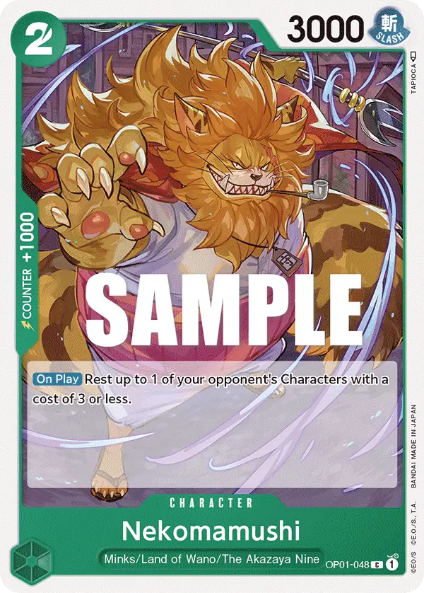 Nekomamushi, Romance Dawn OP01-048