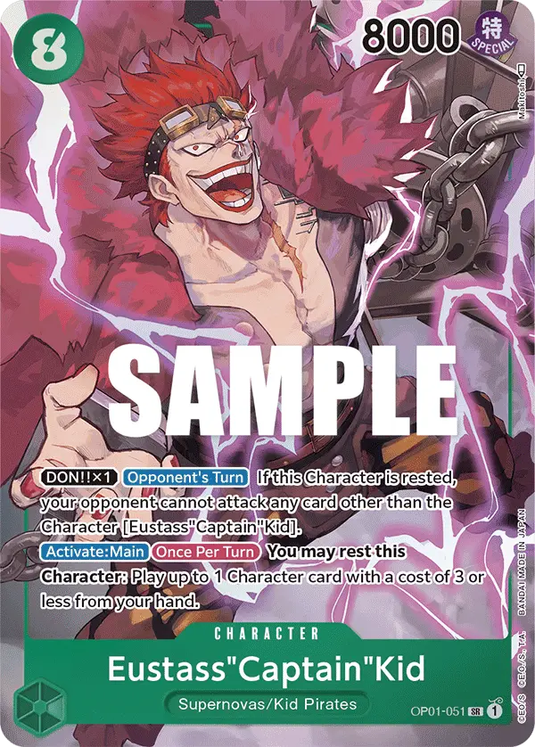Eustass"Captain"Kid (Alt Art), Romance Dawn OP01-051