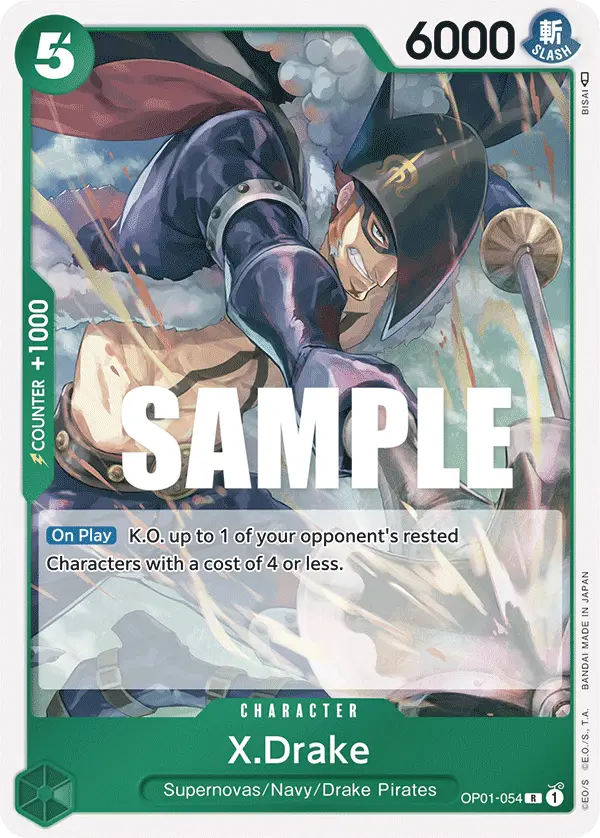 X.Drake, Romance Dawn OP01-054