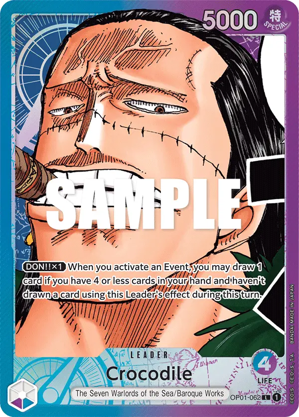 Crocodile (Alt Art), Romance Dawn OP01-062