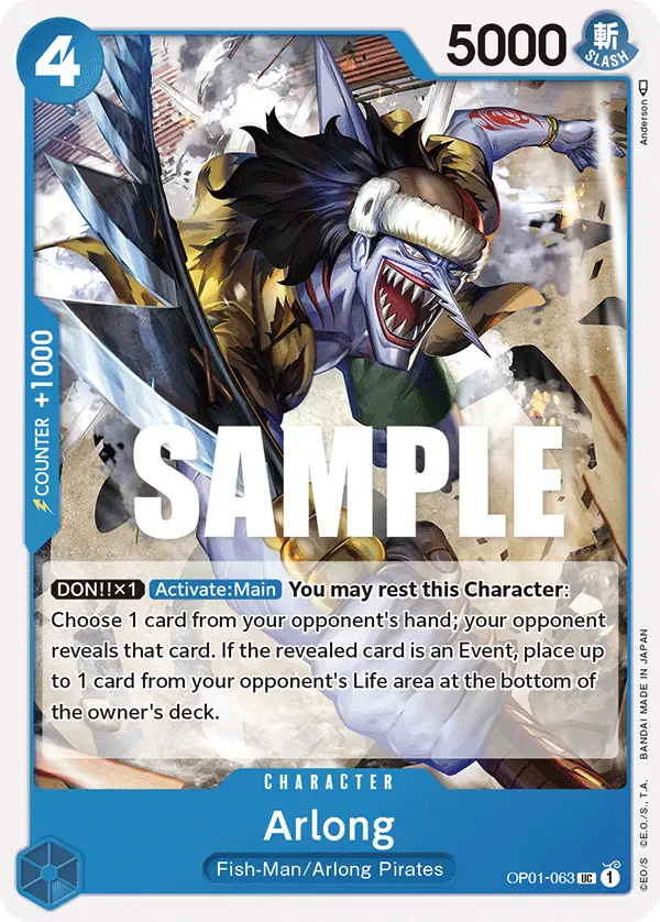 Arlong, Romance Dawn OP01-063