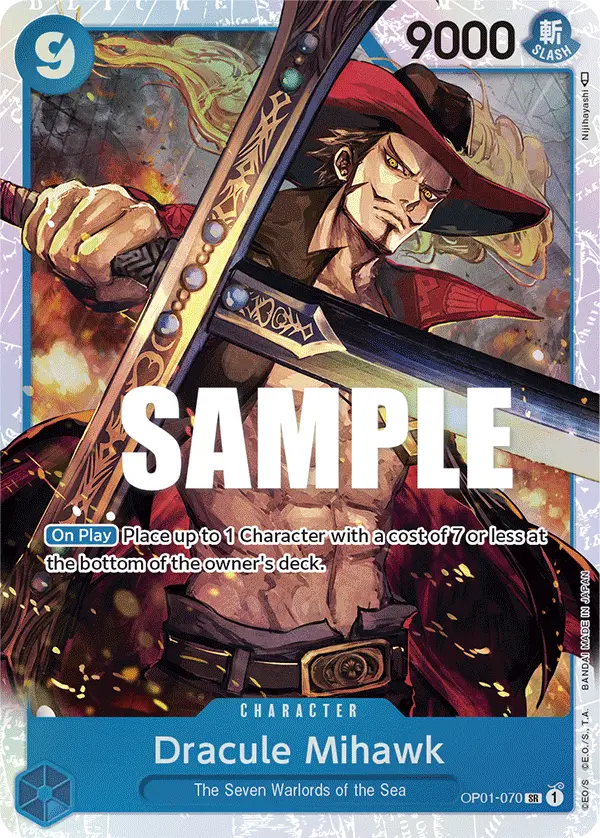 Dracule Mihawk, Romance Dawn OP01-070