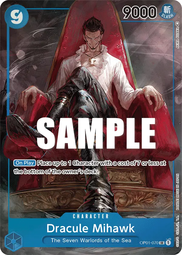 Dracule Mihawk (Alt Art), Romance Dawn OP01-070