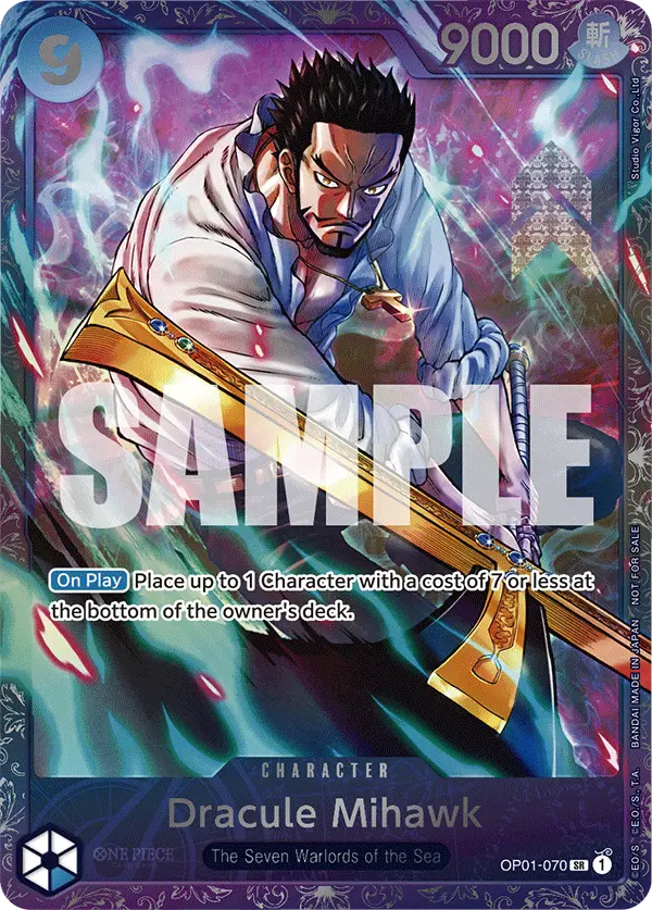 Dracule Mihawk (Treasure Cup 2024), One Piece Promotion Cards OP01-070