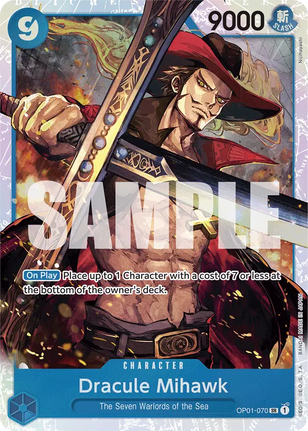 Dracule Mihawk (Reprint), Premium Booster -The Best- OP01-070
