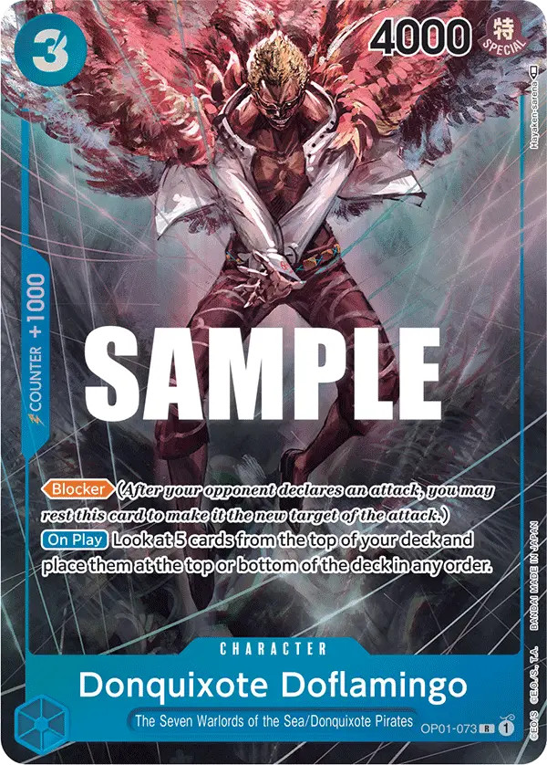 Donquixote Doflamingo (Alt Art), Romance Dawn OP01-073