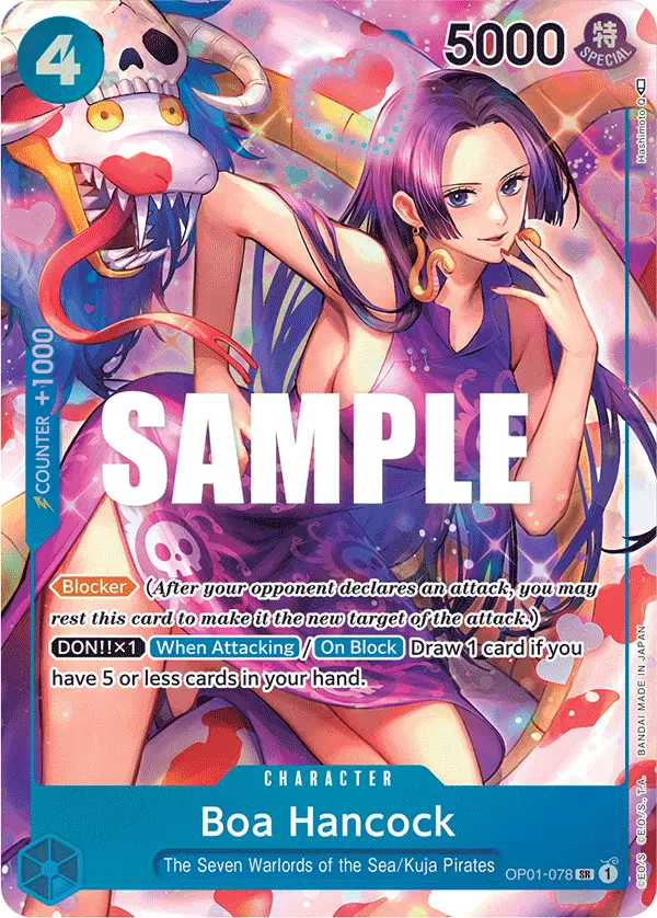 Boa Hancock (Alt Art), Romance Dawn OP01-078
