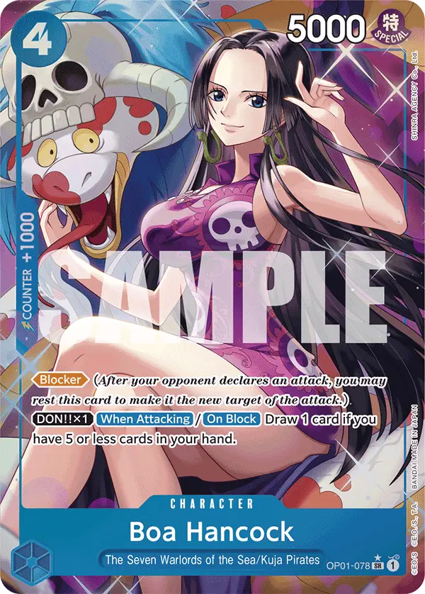 Boa Hancock (Alt Art), Premium Booster -The Best- OP01-078