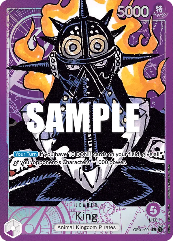 King (Alt Art), Romance Dawn OP01-091