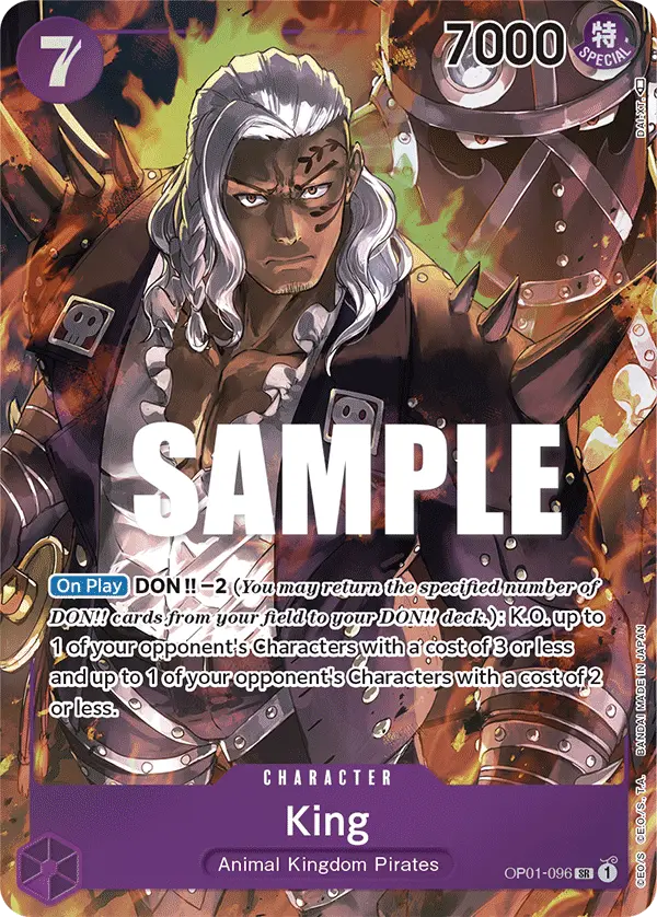 King (Alt Art), Romance Dawn OP01-096
