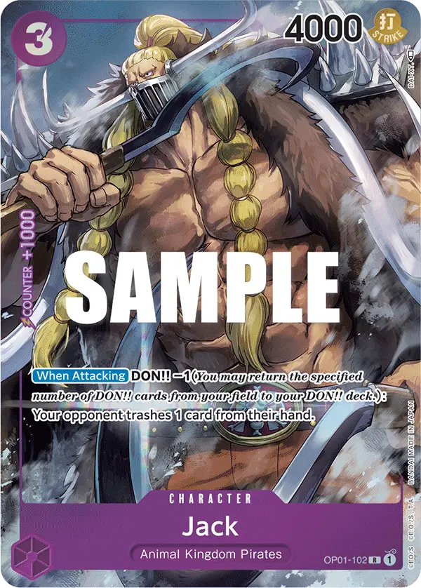 Jack (Alt Art), Romance Dawn OP01-102