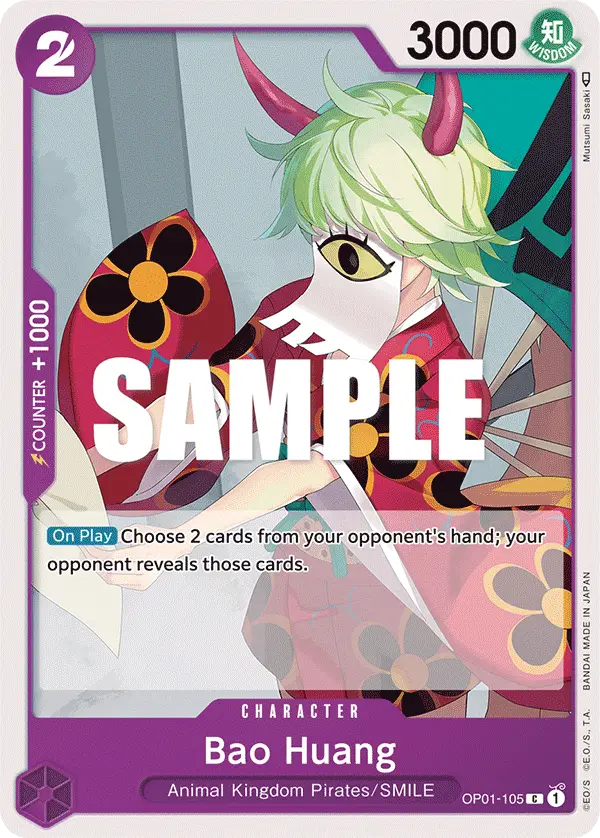 Bao Huang, Romance Dawn OP01-105