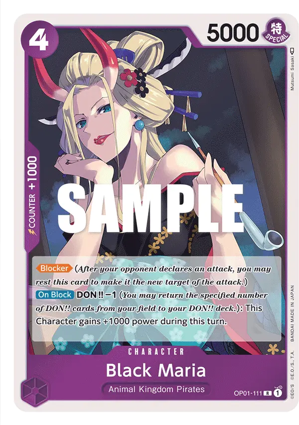 Black Maria, Romance Dawn OP01-111