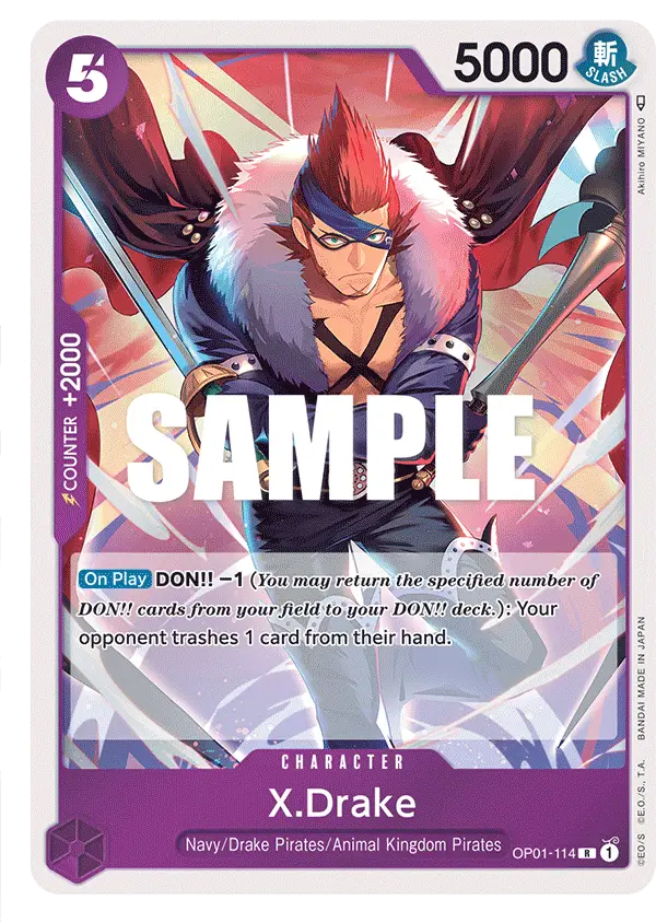X.Drake, Romance Dawn OP01-114