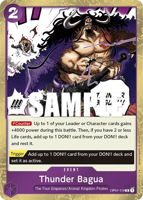 Thunder Bagua, Romance Dawn OP01-119