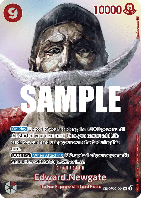 Edward.Newgate (SP), Kingdoms of Intrigue OP02-004