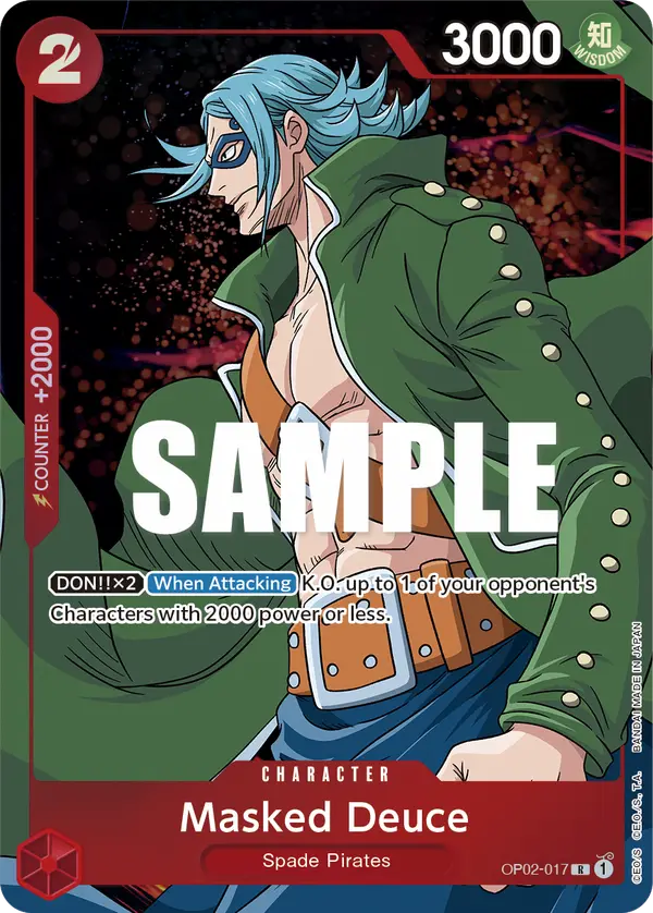 Masked Deuce (Alt Art), Paramount War OP02-017