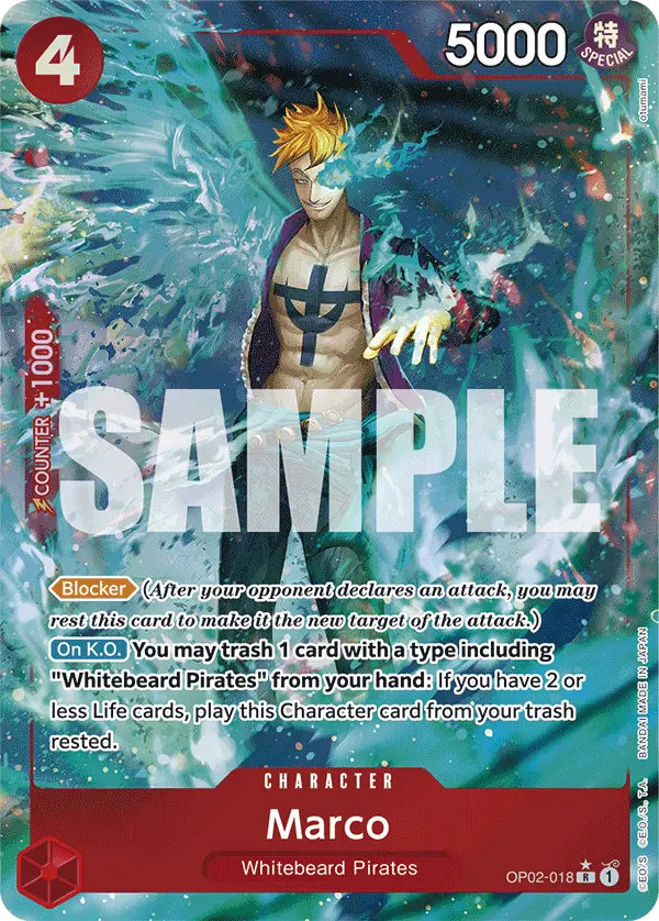 Marco (Full Art), Premium Booster -The Best- OP02-018