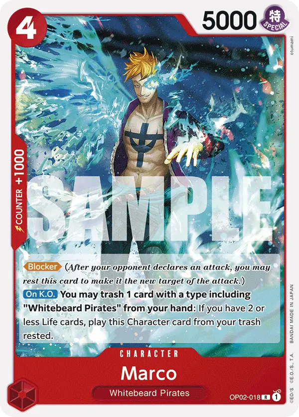 Marco, Starter Deck 15 RED Edward.Newgate OP02-018