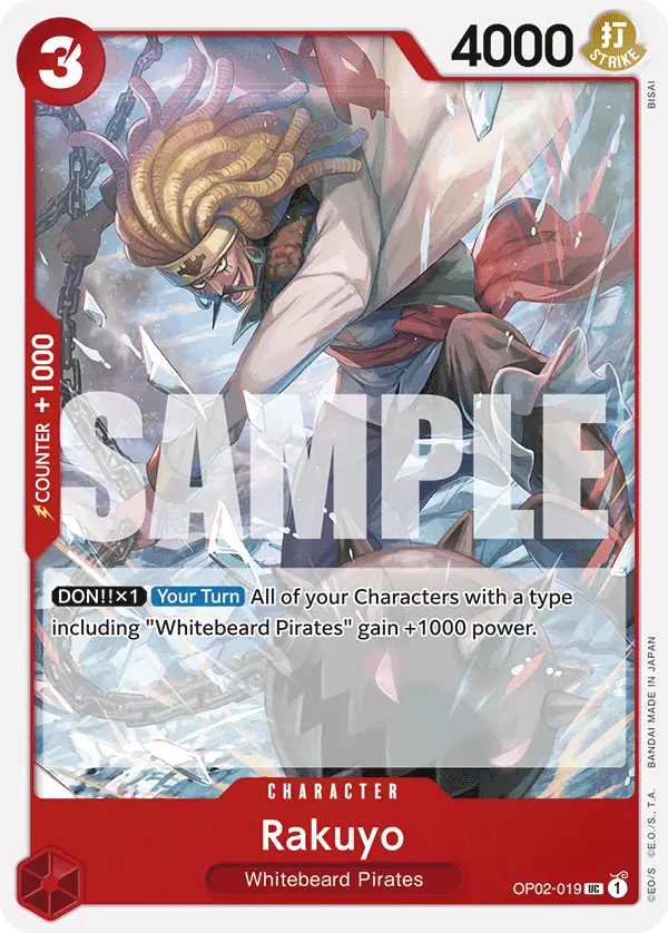 Rakuyo, Starter Deck 15 RED Edward.Newgate OP02-019