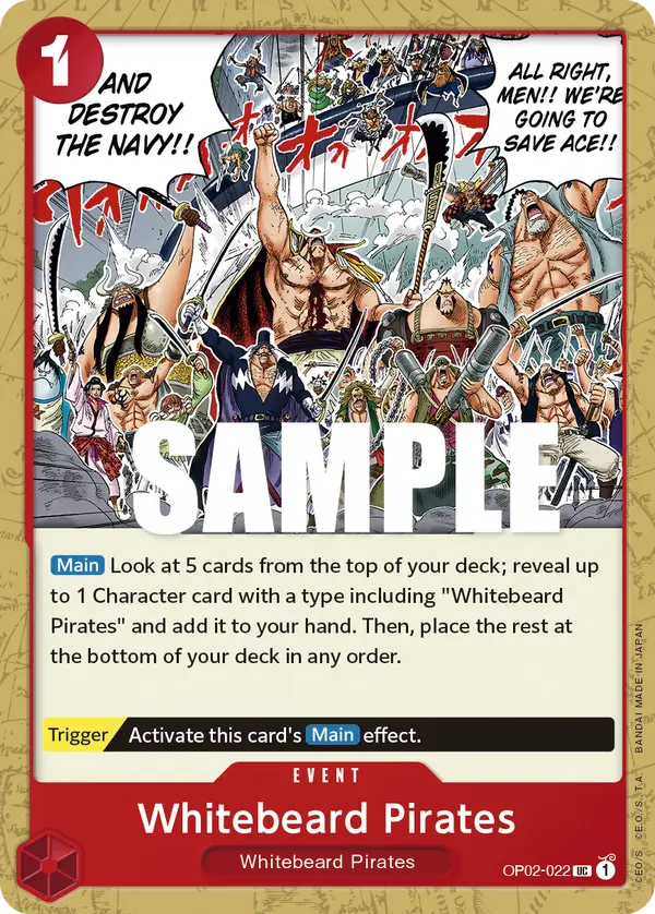 Whitebeard Pirates, Paramount War OP02-022