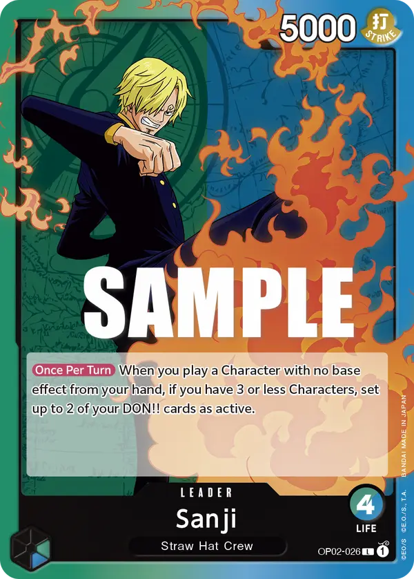 Sanji, Paramount War OP02-026