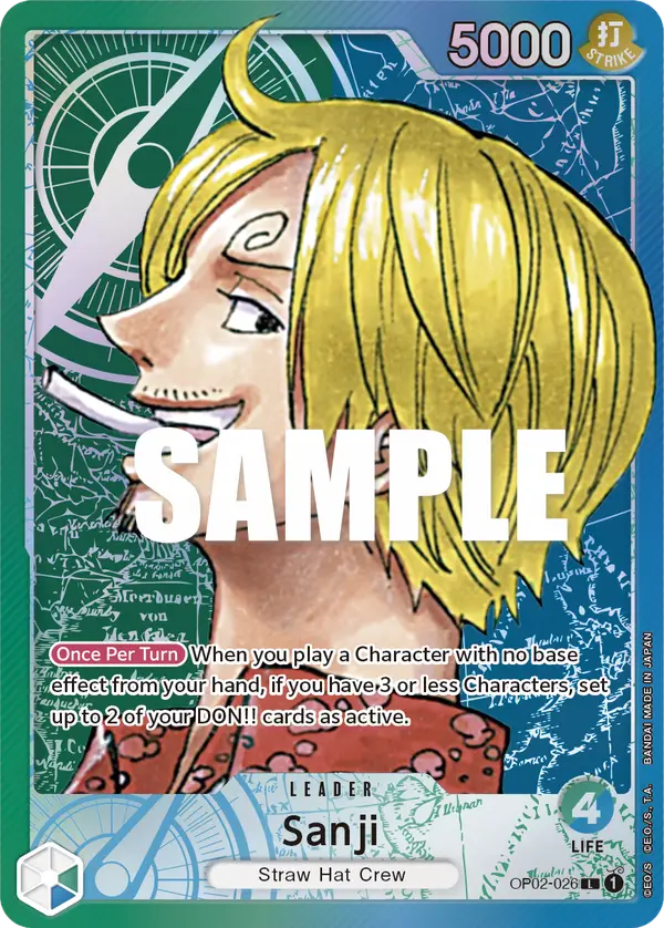 Sanji (Alt Art), Paramount War OP02-026