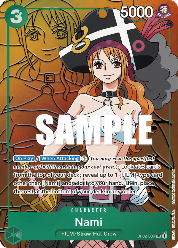 Nami (Alt Art), Paramount War OP02-036