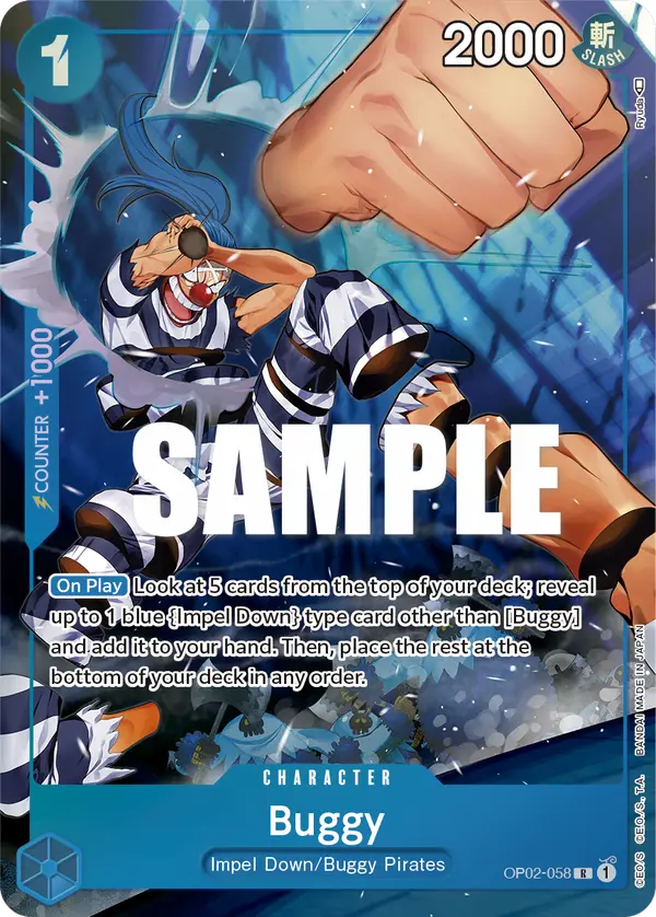 Buggy (Alt Art), Paramount War OP02-058