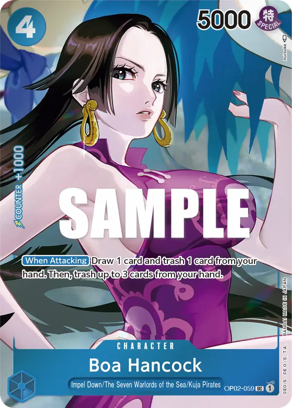 Boa Hancock (Box Topper), Paramount War OP02-059