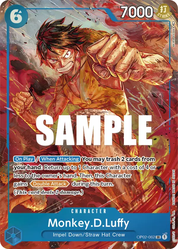 Monkey.D.Luffy (Alt Art), Paramount War OP02-062