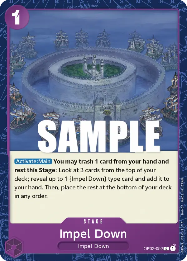 Impel Down, Paramount War OP02-092