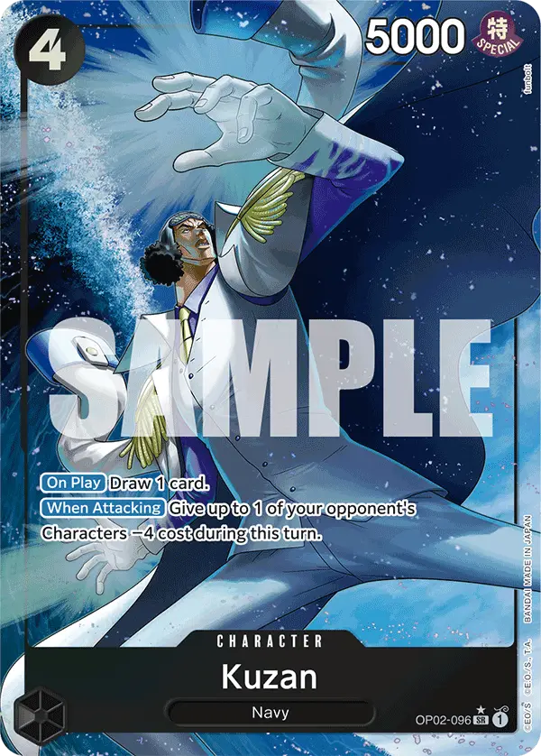 Kuzan (Alt Art), Premium Booster -The Best- OP02-096