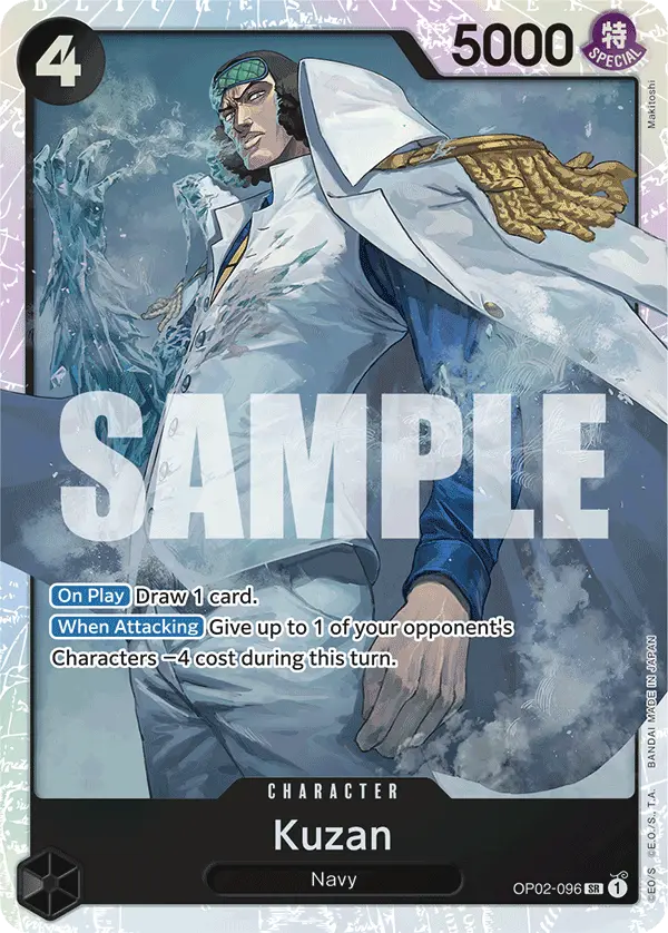 Kuzan (Reprint), Premium Booster -The Best- OP02-096