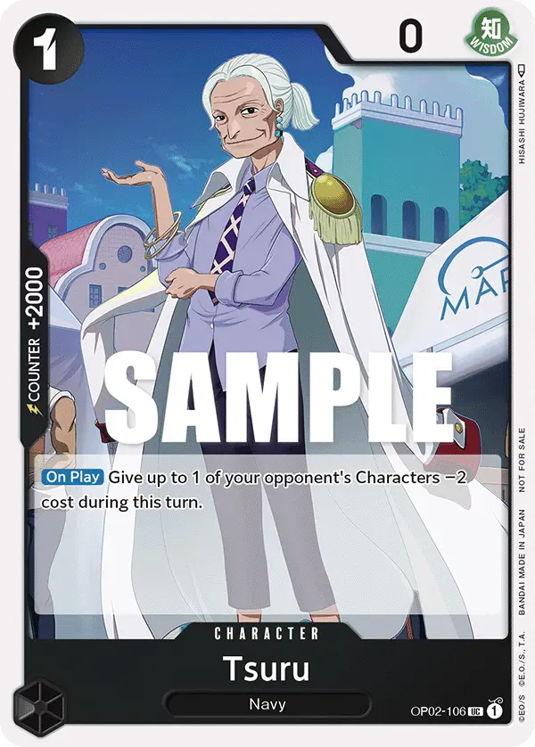 Tsuru (Event Pack Vol. 2), One Piece Promotion Cards OP02-106