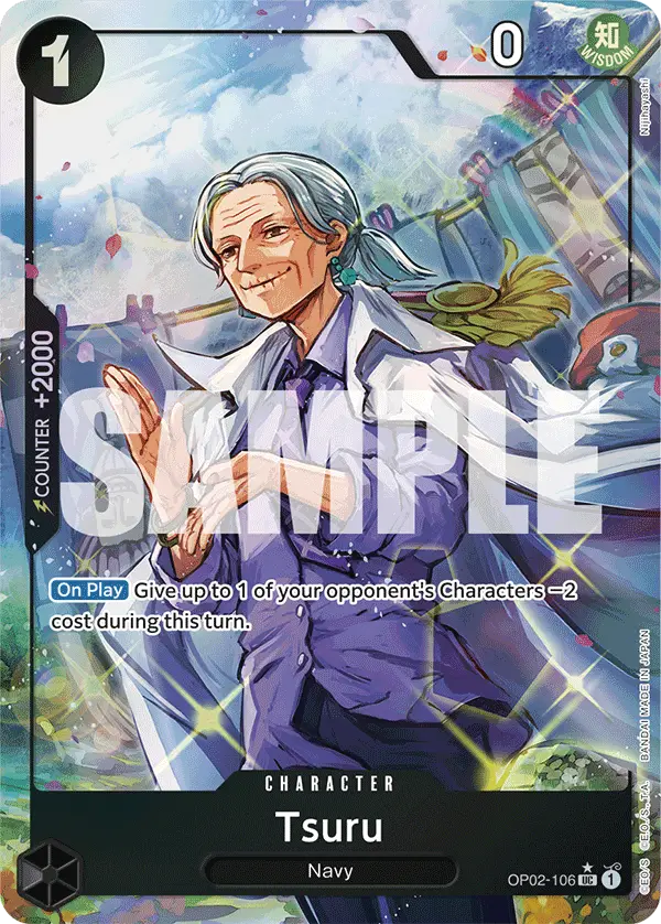 Tsuru (Full Art), Premium Booster -The Best- OP02-106